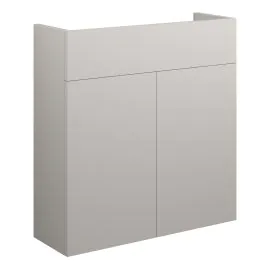 Vasca Liscio 600mm Slim Basin Unit - Matt Dove Grey (Grey Cab) 