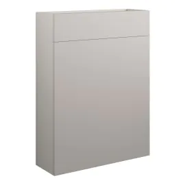 Vasca Liscio 600mm Slim WC Unit - Matt Dove Grey (Grey Cab) 
