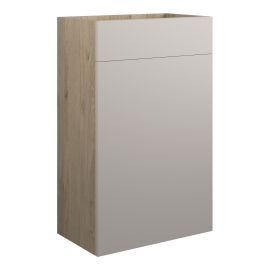 Vasca Liscio 500mm Standard WC Unit - Matt Dove Grey (Oak Cab) 
