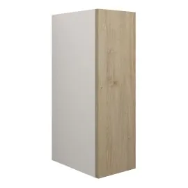Vasca Liscio 200mm Standard Toilet Roll Unit - Havana Oak (Grey Cab) 