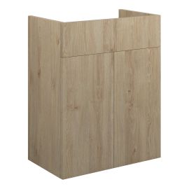 Vasca Liscio 500mm Standard Basin Unit - Havana Oak (Oak Cab) 