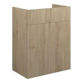 Vasca Liscio 500mm Standard Basin Unit - Havana Oak (Oak Cab) 