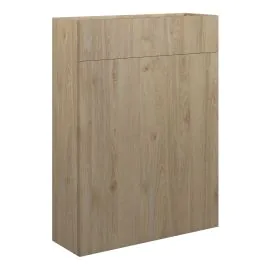 Vasca Liscio 600mm Slim WC Unit - Havana Oak (Oak Cab) 