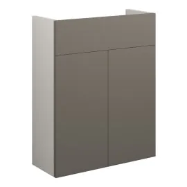 Vasca Liscio 500mm Slim Basin Unit - Matt Stone (Grey Cab) 