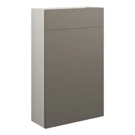 Vasca Liscio 500mm Slim WC Unit - Matt Stone (Grey Cab) 
