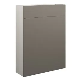 Vasca Liscio 600mm Slim WC Unit - Matt Stone (Grey Cab) 