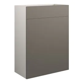 Vasca Liscio 600mm Standard WC Unit - Matt Stone (Grey Cab) 