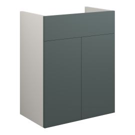 Vasca Liscio 500mm Standard Basin Unit - Matt Green (Grey Cab) 