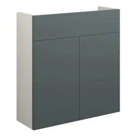 Vasca Liscio 600mm Slim Basin Unit - Matt Green (Grey Cab) 