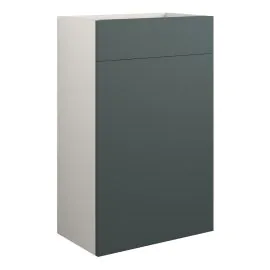 Vasca Liscio 500mm Standard WC Unit - Matt Green (Grey Cab) 
