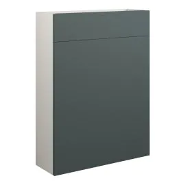 Vasca Liscio 600mm Slim WC Unit - Matt Green (Grey Cab) 