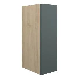Vasca Liscio 200mm Standard Toilet Roll Unit - Matt Green (Oak Cab) 