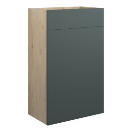 Vasca Liscio 500mm Standard WC Unit - Matt Green (Oak Cab) 