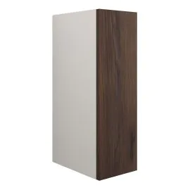 Vasca Liscio 200mm Standard Toilet Roll Unit - Warm Walnut (Grey Cab) 