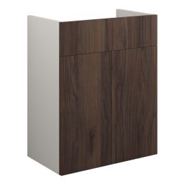 Vasca Liscio 500mm Standard Basin Unit - Warm Walnut (Grey Cab) 