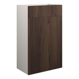 Vasca Liscio 500mm Standard WC Unit - Warm Walnut (Grey Cab) 