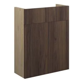 Vasca Liscio 500mm Slim Basin Unit - Warm Walnut (Oak Cab) 