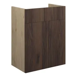 Vasca Liscio 500mm Standard Basin Unit - Warm Walnut (Oak Cab) 