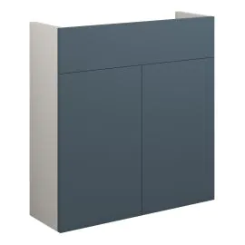 Vasca Liscio 600mm Slim Basin Unit - Matt Arley Blue (Grey Cab) 