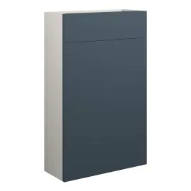 Vasca Liscio 500mm Slim WC Unit - Matt Arley Blue (Grey Cab) 