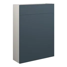Vasca Liscio 600mm Slim WC Unit - Matt Arley Blue (Grey Cab) 