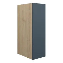 Vasca Liscio 200mm Standard Toilet Roll Unit - Matt Arley Blue (Oak Cab) 