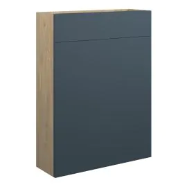 Vasca Liscio 600mm Slim WC Unit - Matt Arley Blue (Oak Cab) 