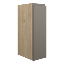 Vasca Salto 200mm Standard Toilet Roll Unit - Matt Stone (Oak Cab) 