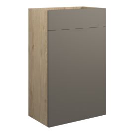 Vasca Salto 500mm Standard WC Unit - Matt Stone (Oak Cab) 