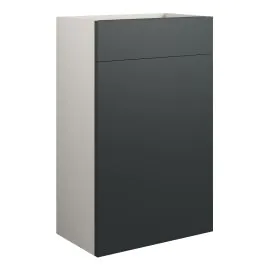 Vasca Salto 500mm Standard WC Unit - Matt Graphite Grey (Grey Cab) 