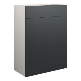 Vasca Salto 600mm Standard WC Unit - Matt Graphite Grey (Grey Cab) 
