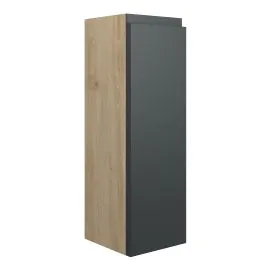Vasca Salto 200mm Slim Base Unit - Matt Graphite Grey (Oak Cab) 