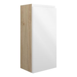 Vasca Salto 300mm Slim Base Unit - White Gloss (Oak Cab) 