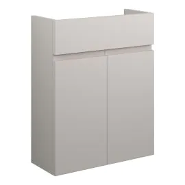Vasca Salto 500mm Slim Basin Unit - Matt Dove Grey (Grey Cab) 