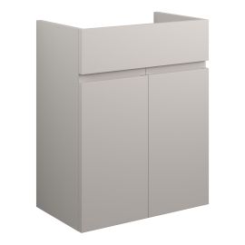 Vasca Salto 500mm Standard Basin Unit - Matt Dove Grey (Grey Cab) 