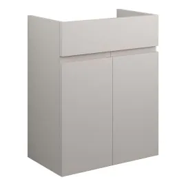 Vasca Salto 500mm Standard Basin Unit - Matt Dove Grey (Grey Cab) 