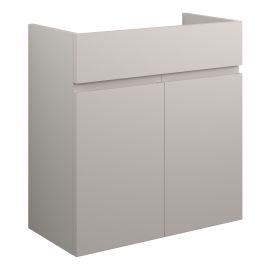 Vasca Salto 600mm Standard Basin Unit - Matt Dove Grey (Grey Cab) 