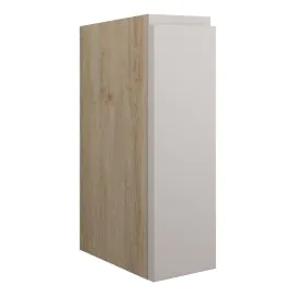 Vasca Salto 200mm Standard Toilet Roll Unit - Matt Dove Grey (Oak Cab) 
