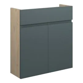 Vasca Salto 600mm Slim Basin Unit - Matt Green Camo (Oak Cab) 