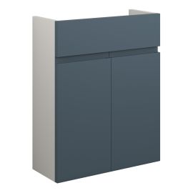 Vasca Salto 500mm Slim Basin Unit - Matt Arley Blue (Grey Cab) 
