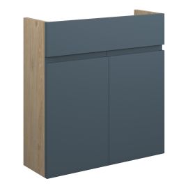 Vasca Salto 600mm Slim Basin Unit - Matt Arley Blue (Oak Cab) 