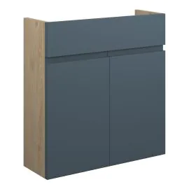 Vasca Salto 600mm Slim Basin Unit - Matt Arley Blue (Oak Cab) 