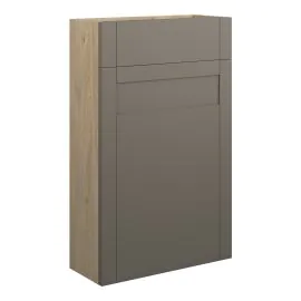 Vasca Bordo 500mm Slim WC Unit - Matt Stone (Oak Cab) 