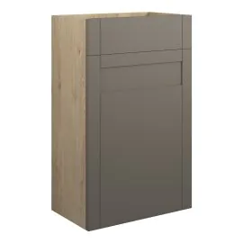 Vasca Bordo 500mm Standard WC Unit - Matt Stone (Oak Cab) 