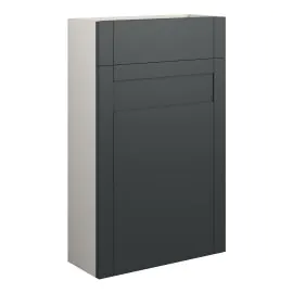 Vasca Bordo 500mm Slim WC Unit - Matt Graphite Grey (Grey Cab) 