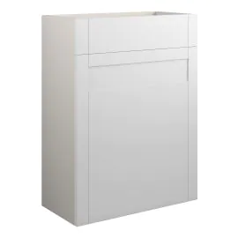 Vasca Bordo 600mm Standard WC Unit - Matt White (Grey Cab) 