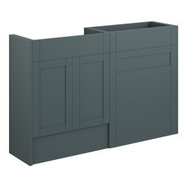 Vasca Bordo 1236mm Standard Basin & WC Unit Pack - Matt Green Camo (Oak Cab) 