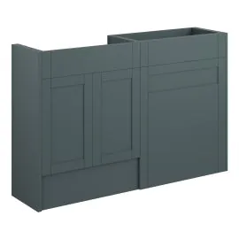 Vasca Bordo 1236mm Standard Basin & WC Unit Pack - Matt Green Camo (Oak Cab) 