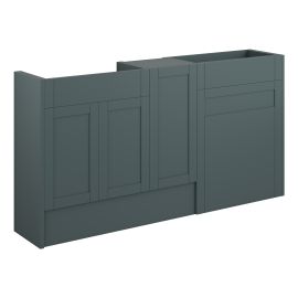 Vasca Bordo 1536mm Standard Basin  WC & 1 Door Unit Pack - Matt Green Camo (Oak Cab) 