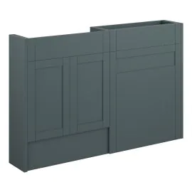 Vasca Bordo 1236mm Slim Basin & WC Unit Pack - Matt Green Camo (Oak Cab) 